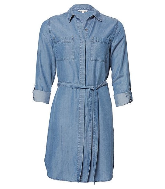 Chambray Shirt Dress