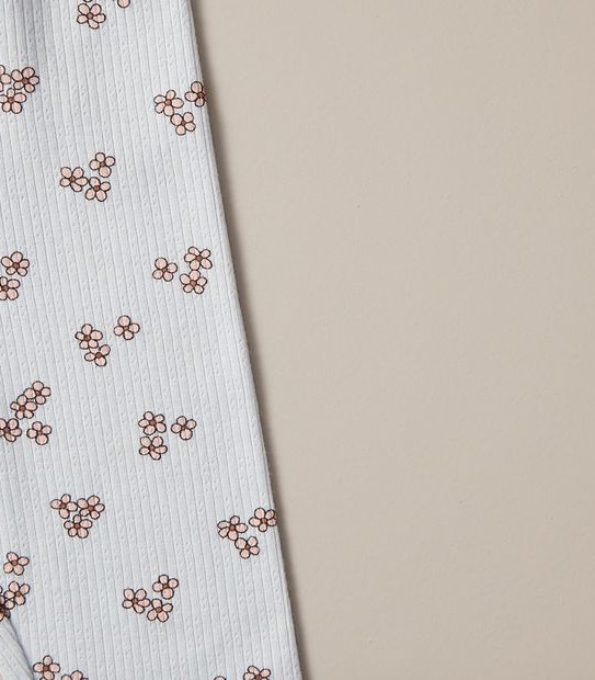 Baby Organic Cotton Pointelle Rib Leggings