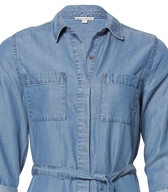 Chambray Shirt Dress