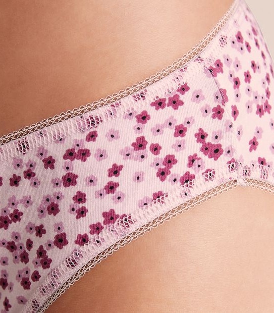 5 Pack Cotton/Elastane Bikini Briefs; Style: LBK183533
