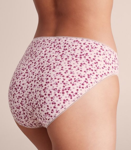 5 Pack Cotton/Elastane Bikini Briefs; Style: LBK183533