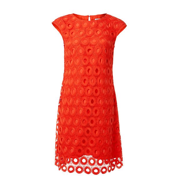 Lace Shift Dress Orange Target Australia