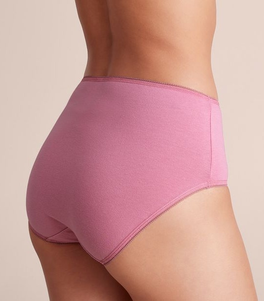 5 Pack Cotton/Elastane Midi Briefs; Style: LMD183553