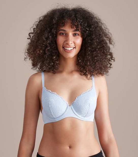 Lace T-Shirt Bra - Halogen Blue