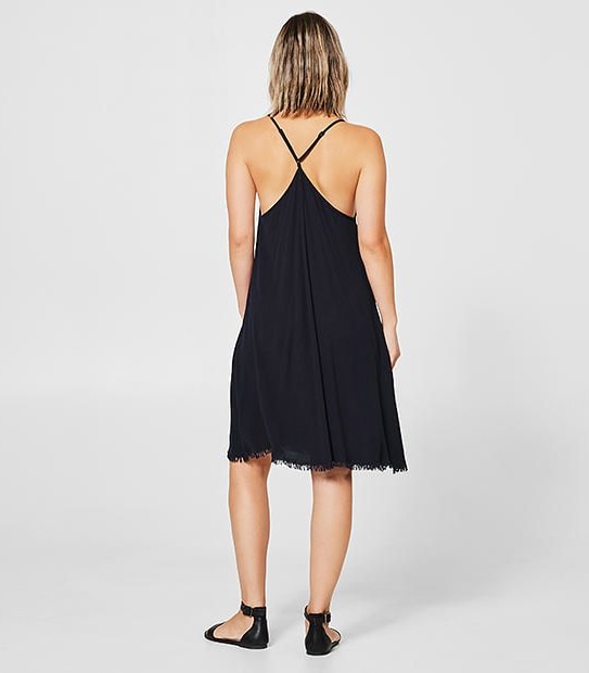 Piping Hot Lace-Up Swing Dress 2 of 3