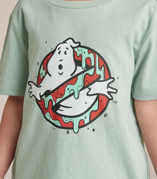 Unisex Kids Ghostbusters Family Matching Cotton Glow In The Dark Pyjama Set