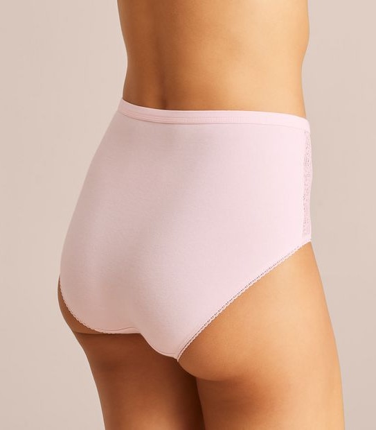 Cotton and Lace Full Briefs; Style: LFB27843