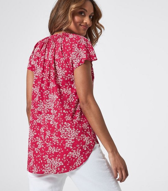 Dallas Shirred Neck Blouse