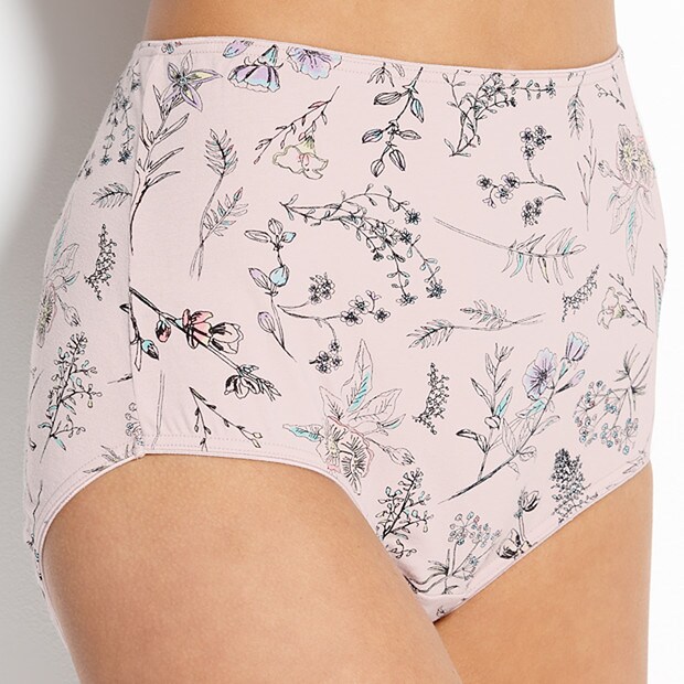 Spa Sketch Floral Full Briefs Spa Sketch Floral Full Briefs