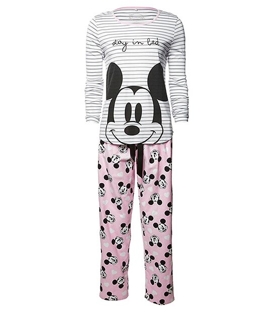 Mickey Mouse Stay In Bed Pyjama Set