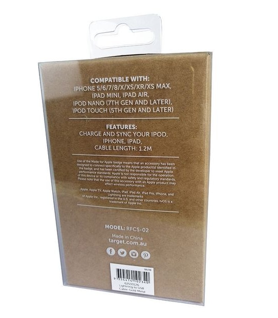 Lightning to USB Cable 1.2m