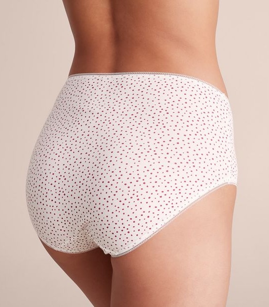 5 Pack Cotton/Elastane Midi Briefs; Style: LMD183553