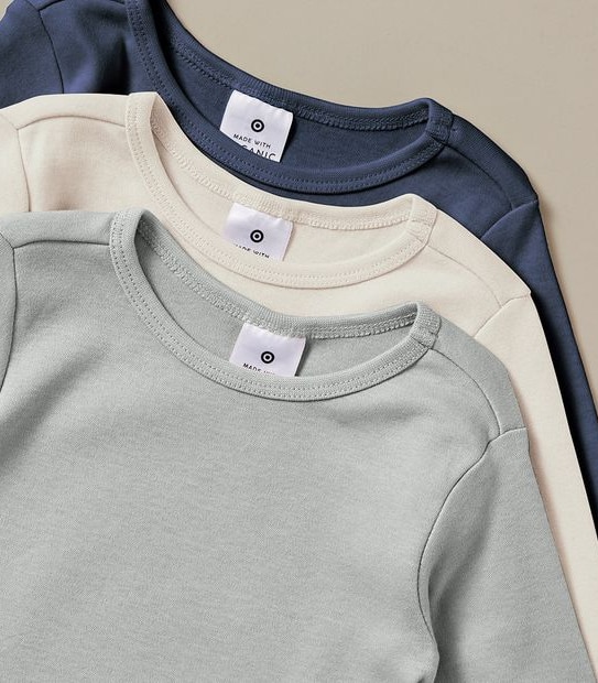 3 Pack Baby Organic Cotton Bodysuits Target Australia
