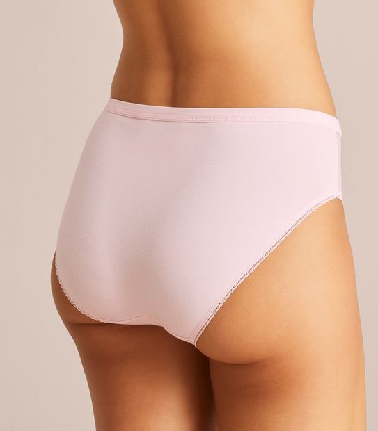 Organic Cotton and Lace High Cut Briefs; Style: LHF27842