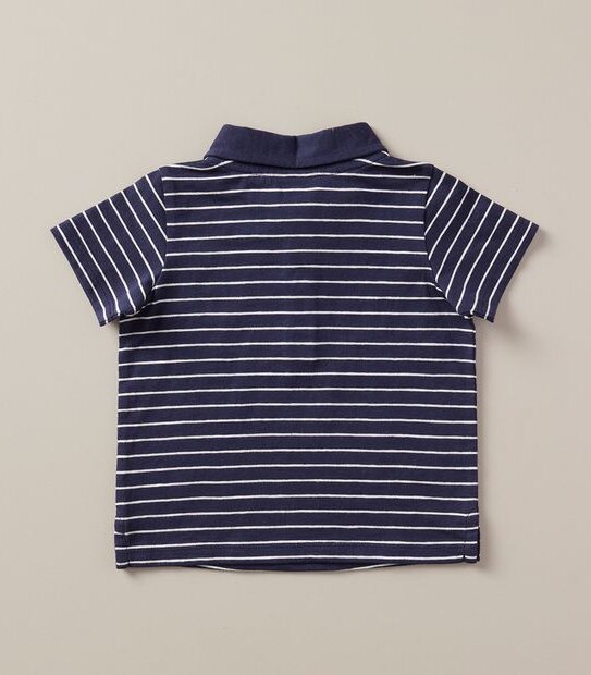 Baby Organic Cotton Polo Top