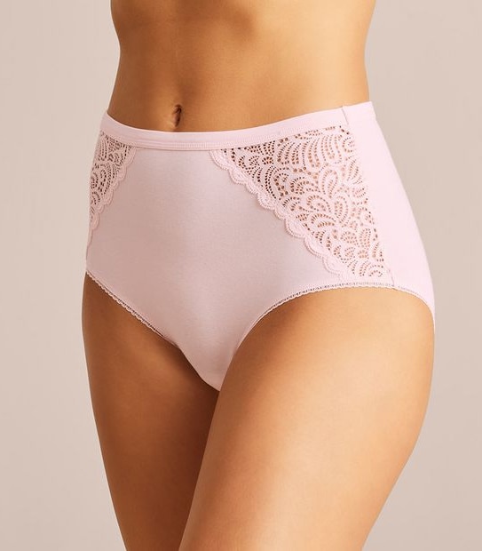 Cotton and Lace Full Briefs; Style: LFB27843