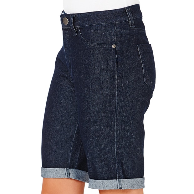 essentials MidLength Denim Shorts Rinse Wash Target Australia