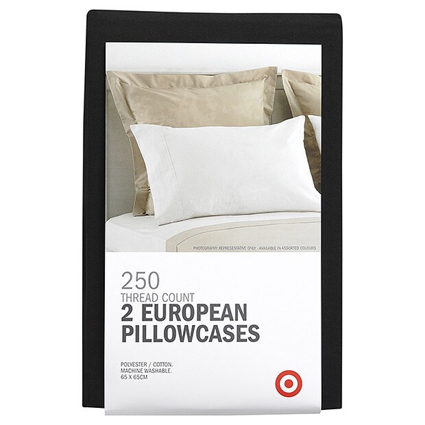 Target 2 Pack 250 Thread Count European Pillowcases Target 2 Pack 250 Thread Count European Pillowcases