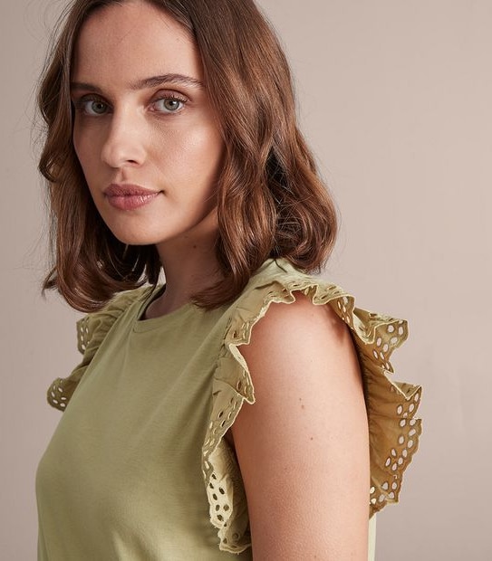 Preview Alexa Lace Sleeve Tank Top