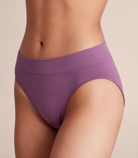 2 Pack Cotton Seamfree High Cut Briefs