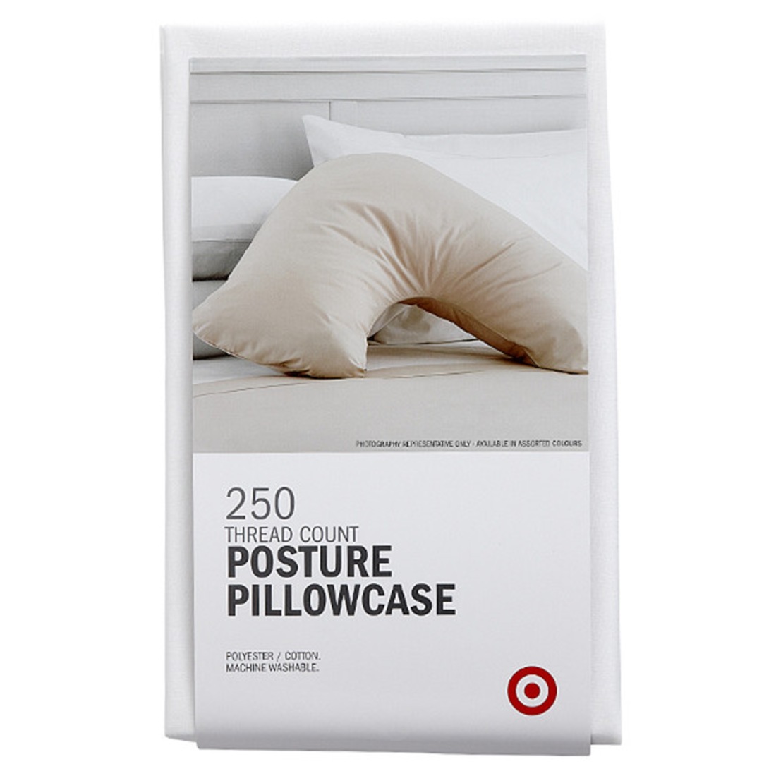 Target 250 Thread Count Posture Pillowcase White Target Australia