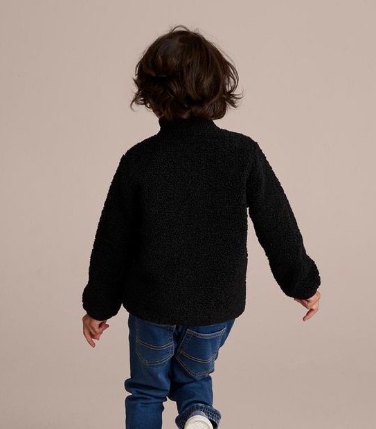 Zip Thru Teddy Fleece Jacket 6 of 6