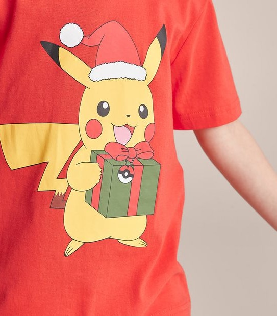 Kids Unisex Family Matching Pokemon Cotton Pyjama Set