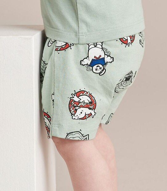 Unisex Baby Ghostbusters Family Matching Cotton Glow In The Dark Pyjama Set