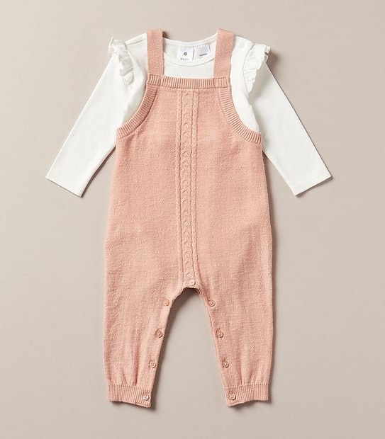 2 Piece Baby Cable Knit Set