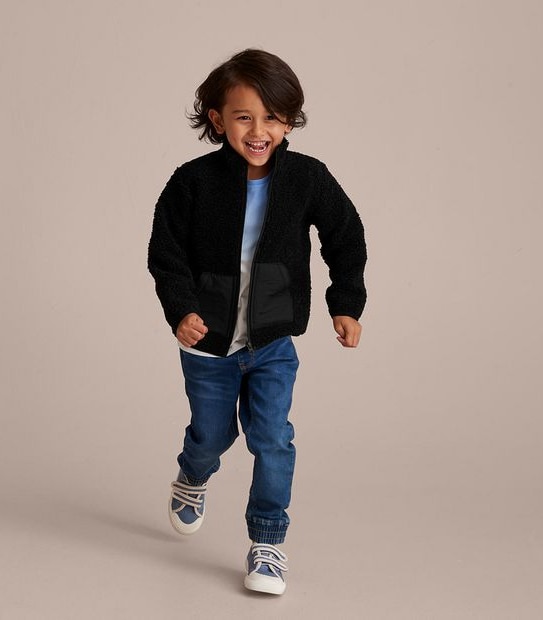 Zip Thru Teddy Fleece Jacket