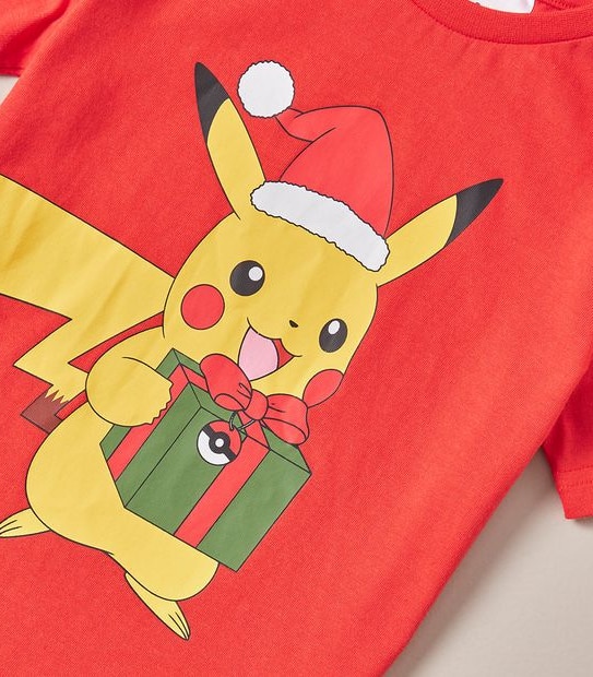 Kids Unisex Family Matching Pokemon Cotton Pyjama Set