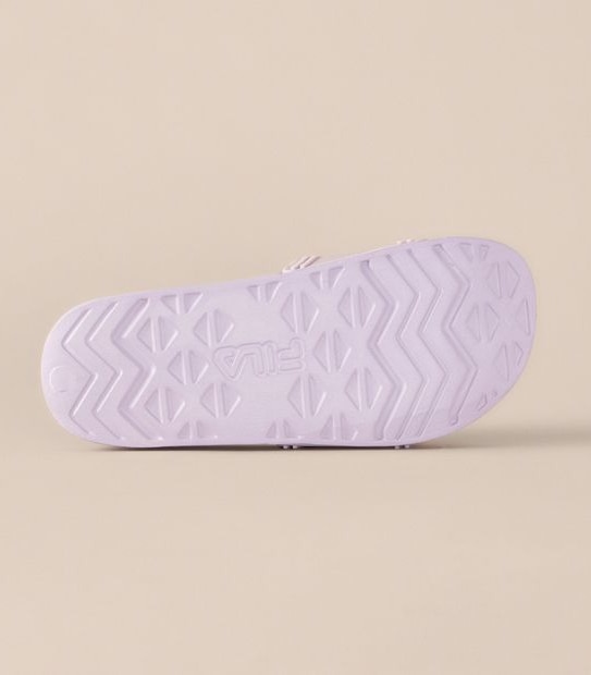 Kids Fila Mestre Slides - Lilac Purple