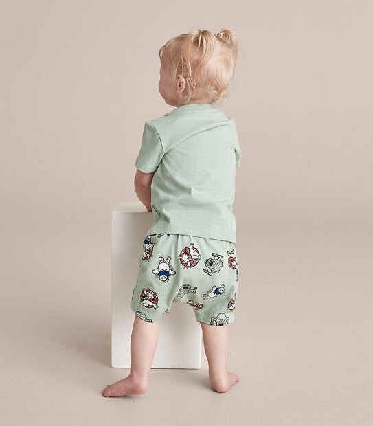 Unisex Baby Ghostbusters Family Matching Cotton Glow In The Dark Pyjama Set