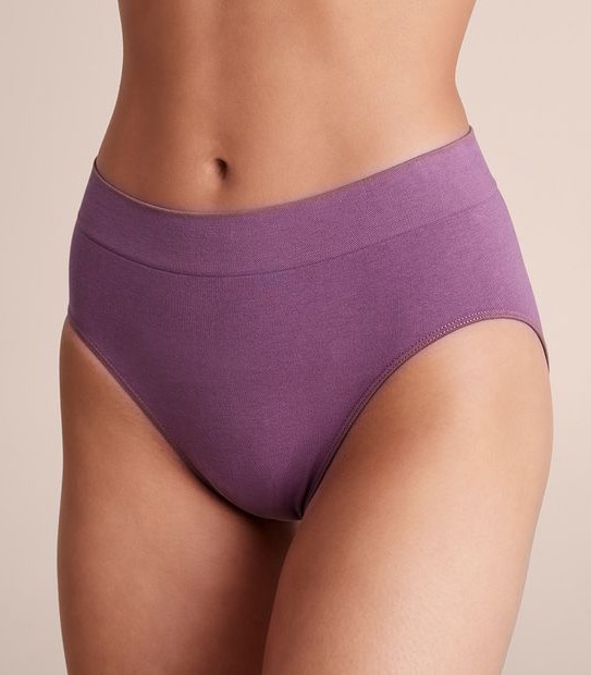 2 Pack Cotton Seamfree Midi Briefs