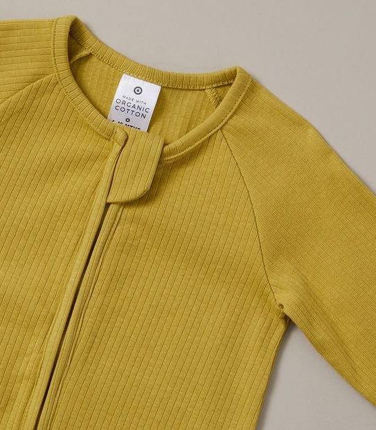 Baby Organic Cotton Rib Coverall