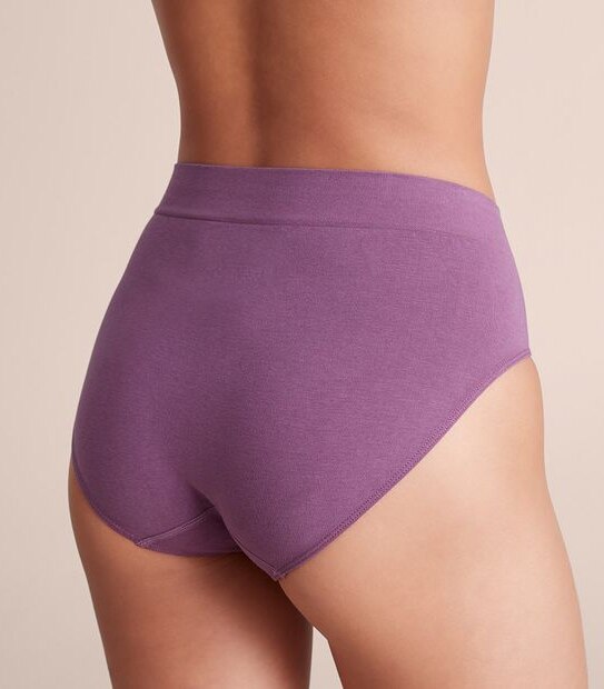 2 Pack Cotton Seamfree Midi Briefs