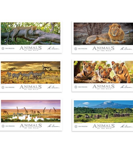 Animals of the Wild Ken Duncan 504 Piece Jigsaw Puzzle Assorted