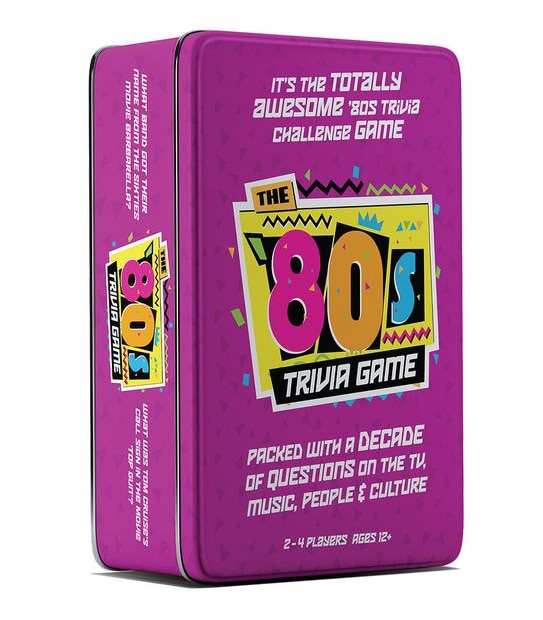 The 80’s Trivia Game Tin