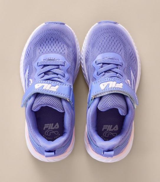 Fila Kids Junior Lazio II  Strap Sneakers - Lilac Purple