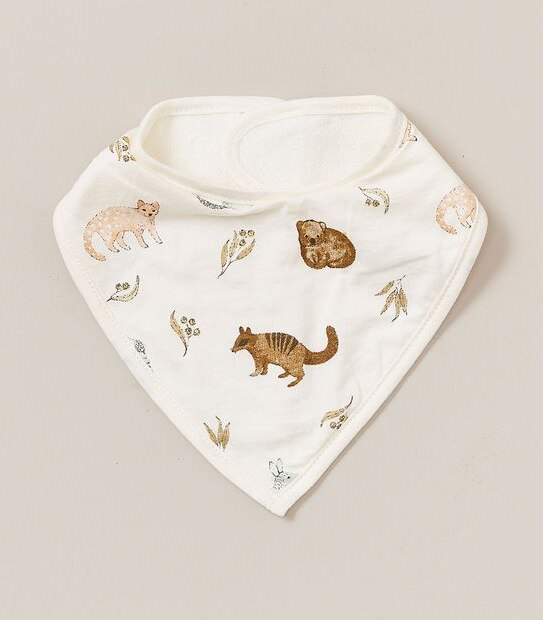 2 Pack bub. Organic Cotton Bandana Bibs