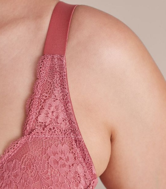 Fuller Figure Embroidered Lace Underwire Bra; Style: TLMUW090