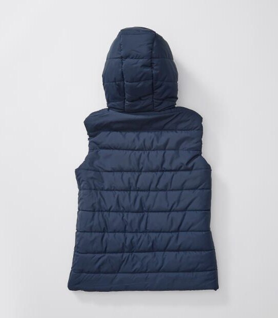 Reversible Stripe Puffer Vest