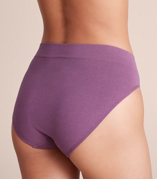 2 Pack Cotton Seamfree High Cut Briefs