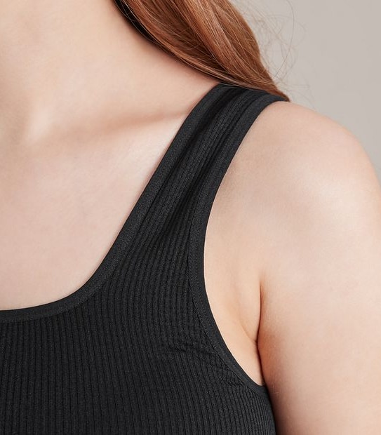 Lily Loves Longline Rib Crop Top; Style: LCT32244