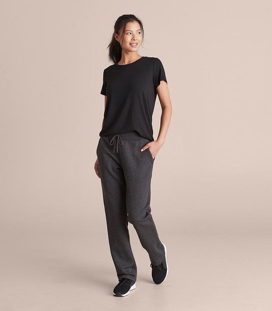Active Straight Leg Fleece Trackpants