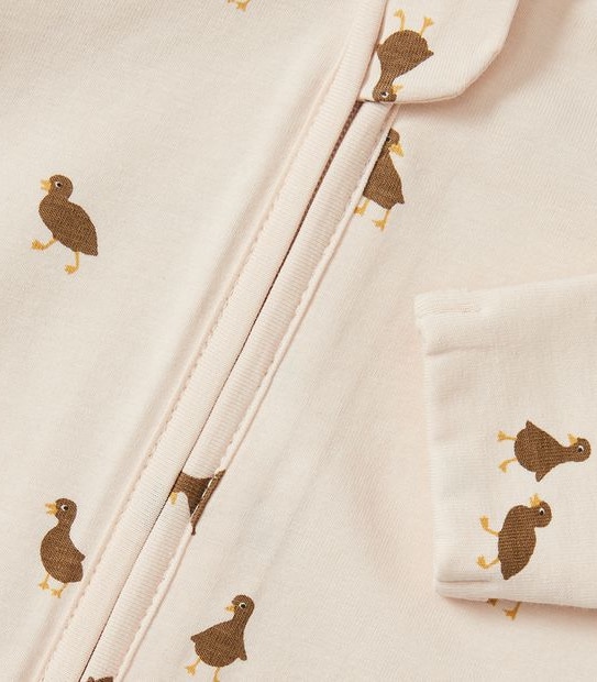 Baby Organic Cotton Print Coverall