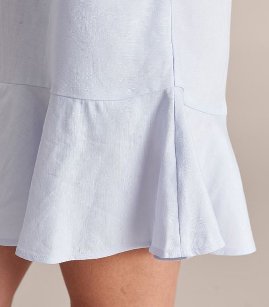 Preview Linen Blend Mini Dress