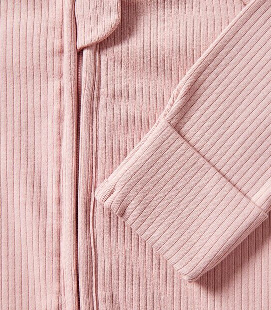 Baby Organic Cotton Rib Coverall