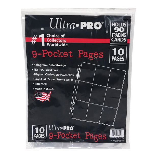 9 pocket card sleeves target Amazon.com: CardGuard 9-Pocket Card Sleeves Binder Sheets, 70 Count – Clear  PVC-Free, Acid-Free Protector Sheets for Pokémon, YuGiOh, MTG, TCG, Game &  Sports Cards : Toys & Games main image 0