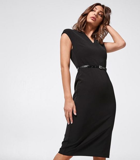 Preview Sleeveless Sheath Dress - Black